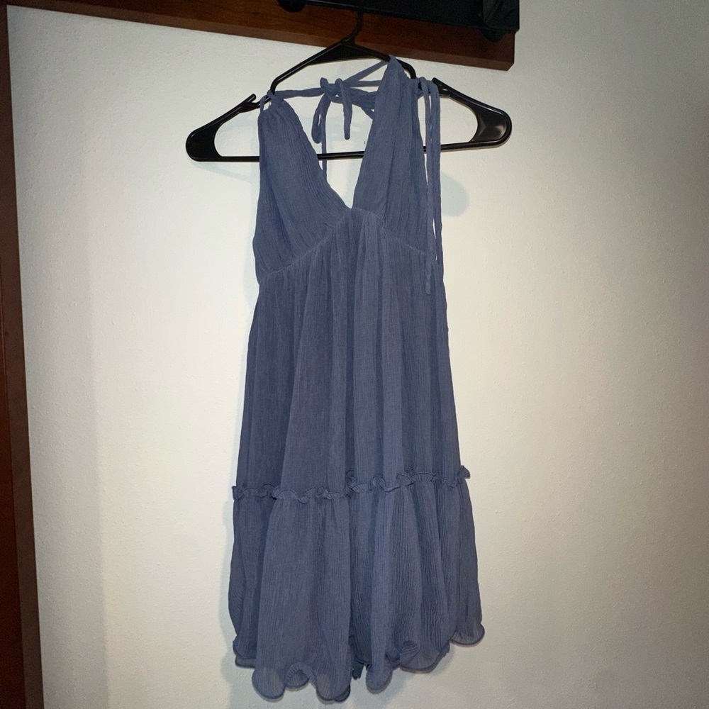 Lulu's Blue Mini Dress